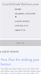 Mobile Screenshot of learntotradetheforex.com